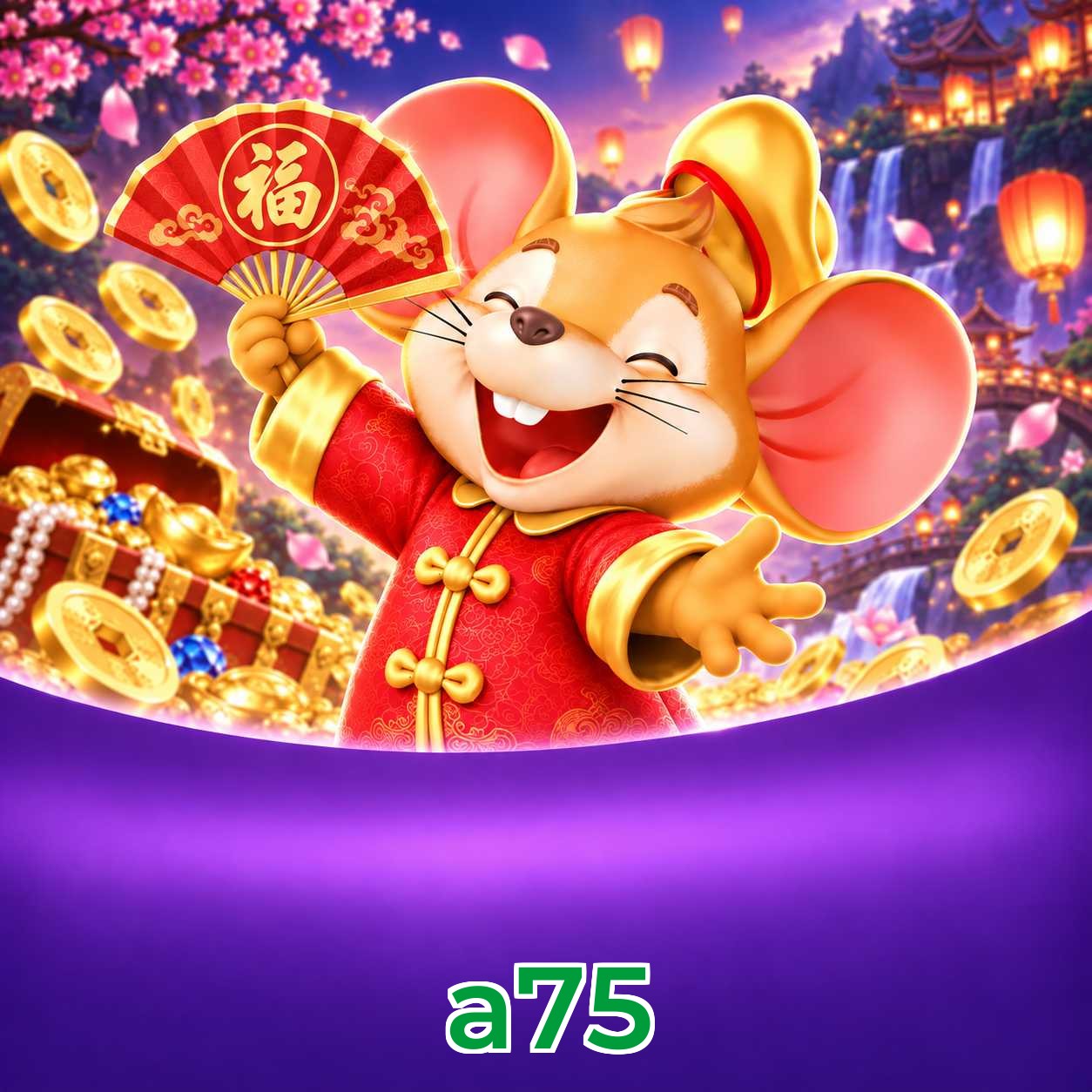 Comparação Fortune Tiger Ox e Rabbit na a75